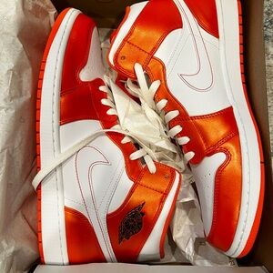 Jordan Air Mid Sneakers in Black and White